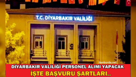 Diyarbakır Valiliği 1354 Personel Alım İlanı