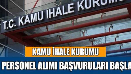 Kamu İhale Kurumu 18 Personel Alımı